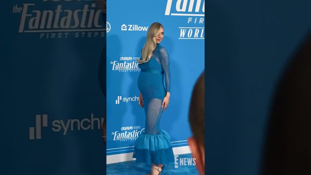 Vanessa Kirby is taking the carpet by storm. 💙 #TheFantasticFourFirstSteps