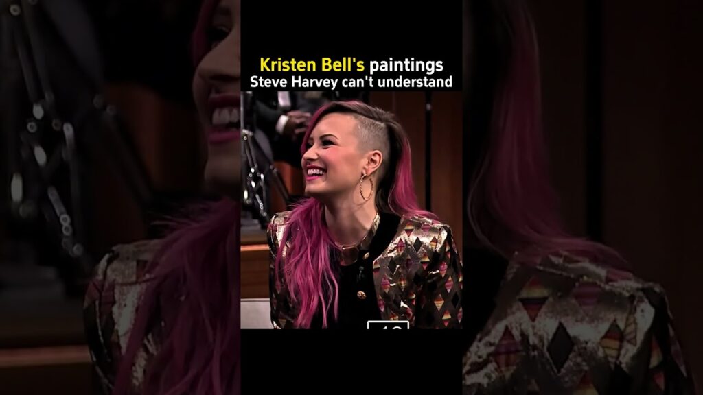 Kristen Bell is mad at teammate Steve Harvey#funny#talkshow#dialogue #interview#taylorsversion