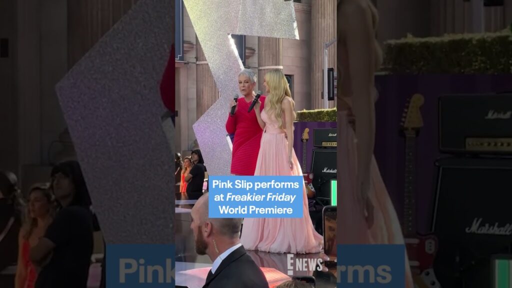 Pink Slip Performs at 'Freakier Friday' World Premiere