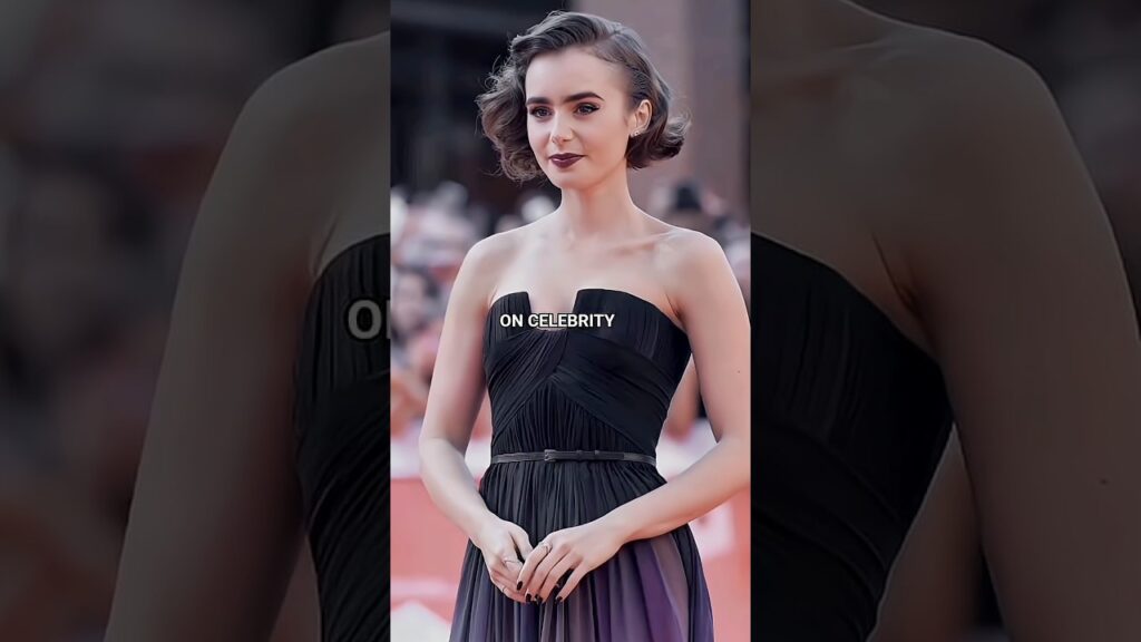 model and celebrity⚡🥵#model#dress#lilycollins #outfit#celebrity#ytshorts#trending#fashion #beauty