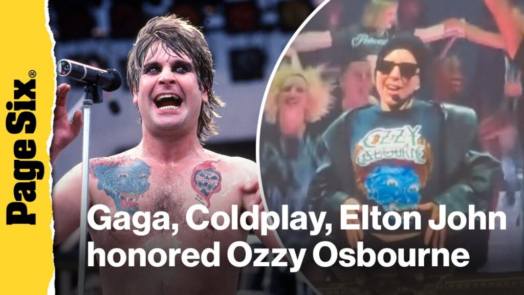 See how Lady Gaga, Coldplay, and Elton John honored Ozzy Osbourne See how Lady Gaga, Coldplay, and Elton John honored Ozzy Osbourne