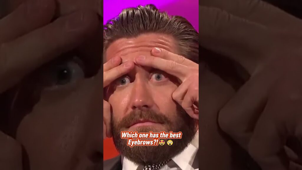 Cara Delevingne, Emilia Clarke and Jake Gyllenhaal compare eyebrow skills  #funny #emiliaclarke