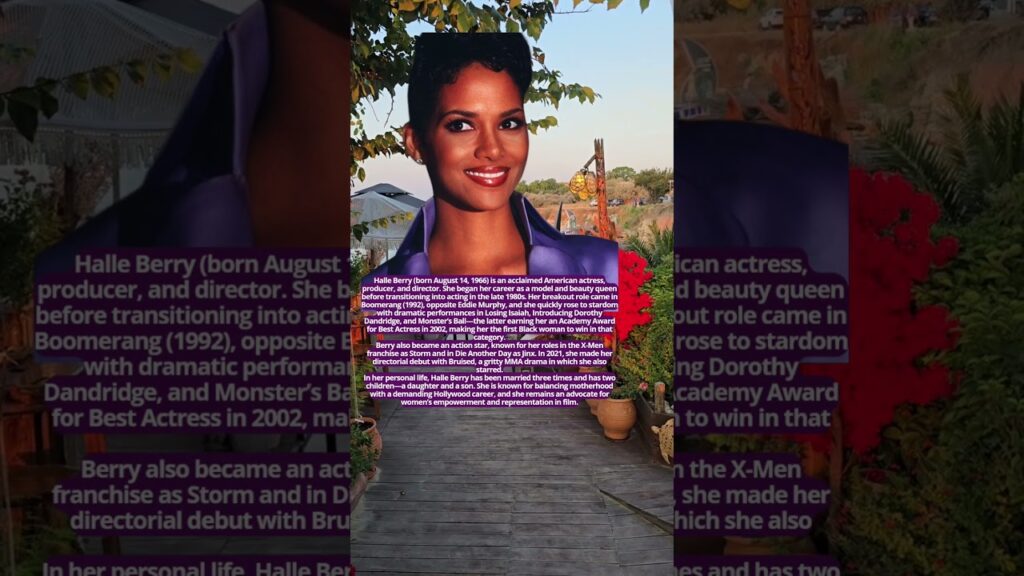 Halle Berry  Strength Stardom and Breaking Barriers #facts #hollywood  #love #motivation  #movie