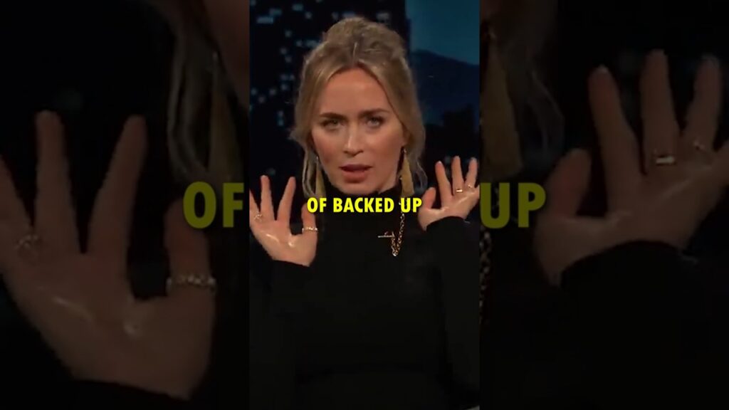 Emily Blunt’s HILARIOUS Australian Spider Freakout! #shorts