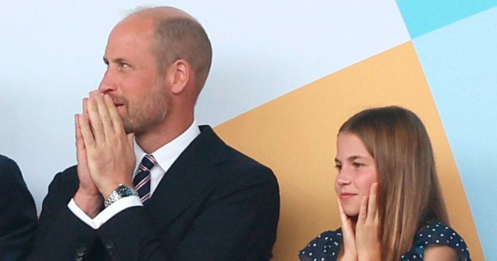 Princess Charlotte looks just like dad Prince William as England win Euros game trust project logo