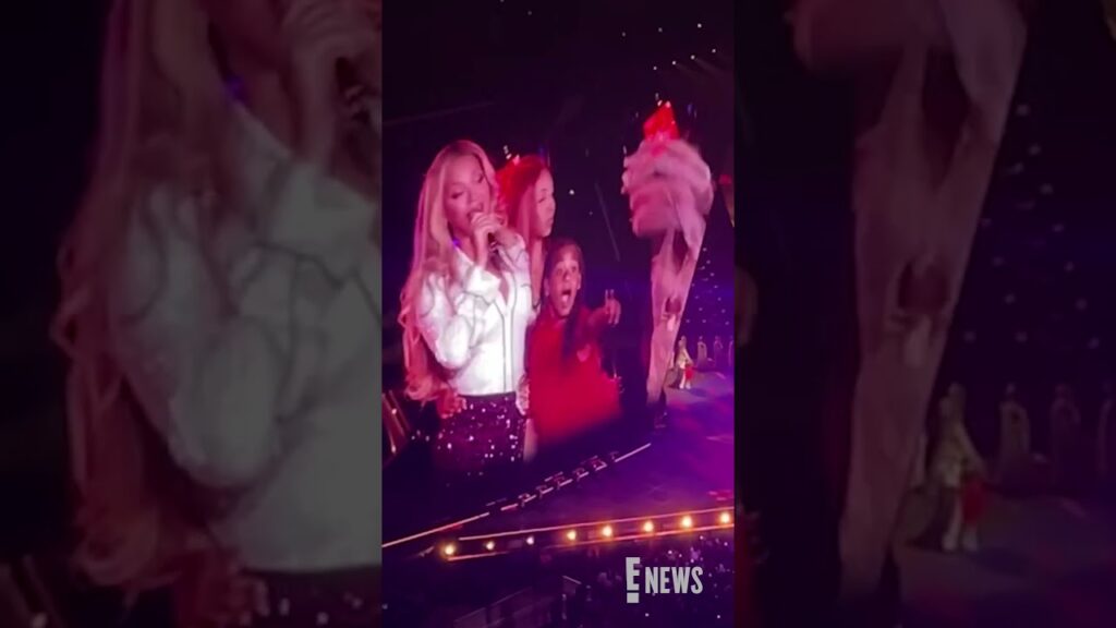 Beyoncé and Rumi at the Final Cowboy Carter Show