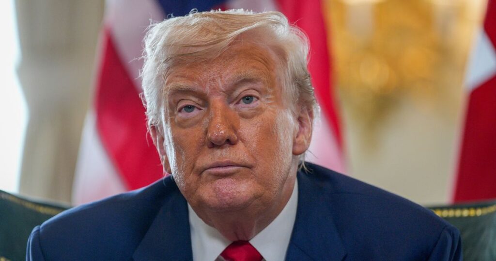 Donald Trump accused of ‘throwing shade’ at Harry and Meghan with royal family comment trust project logo