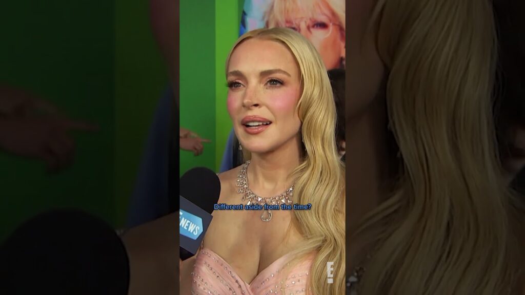 Lindsay Lohan at the 'Freakier Friday' World Premiere