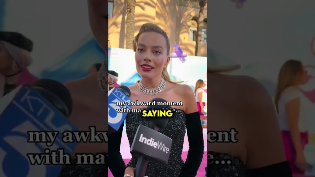 Margot Robbie Embarrasses Reporter! 😳 Margot Robbie Embarrasses Reporter! 😳