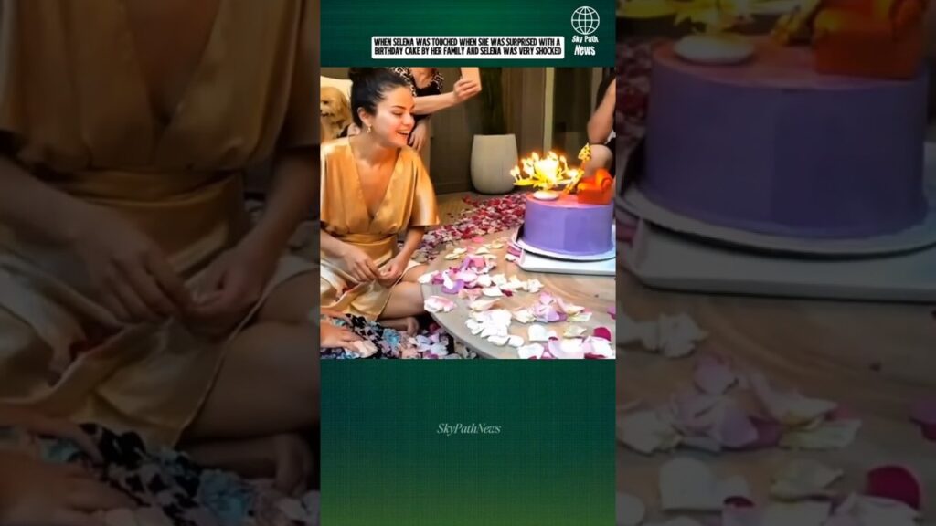 a little surprise for selena #selenagomez #shorts #trendingnowyoutubeshorts