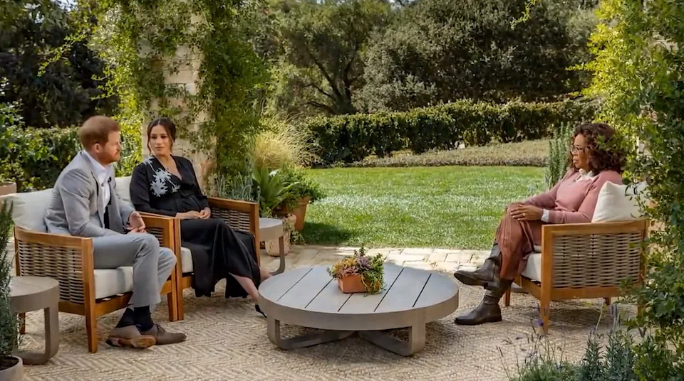 Winfrey conducted their first interview since leaving their senior royal roles and moving to California in 2021. ZUMAPRESS.com