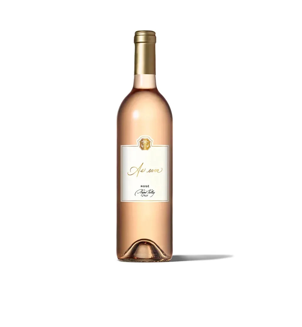 A bottle of As Ever wine.