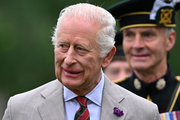 Close up of King Charles   
