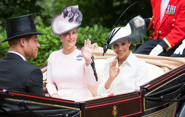 Meghan Markle and Sophie, Duchess of Edinburgh