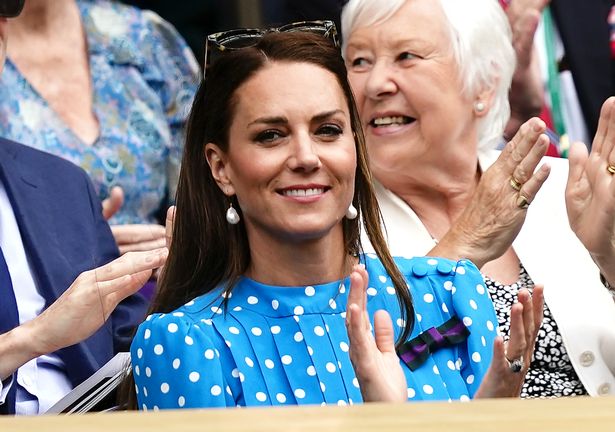The Princess of Wales at Wimbledon in 2022