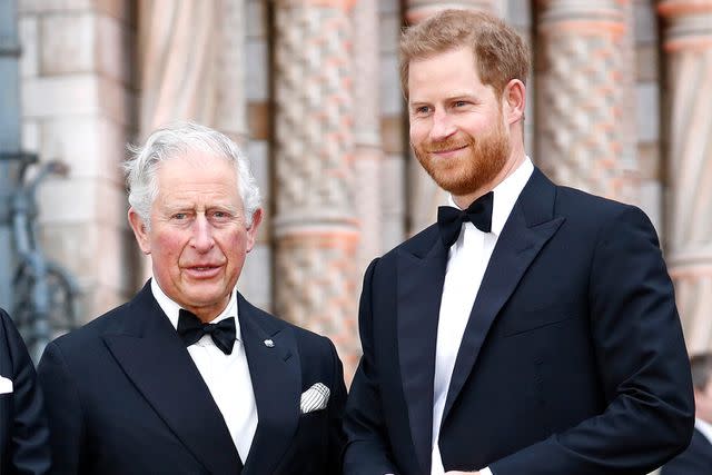 John Phillips/Getty King Charles and Prince Harry on April 4, 2019