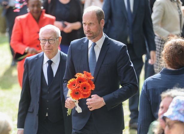 Prince William at a service to remember the victims of the 7/7 London bombings in Hyde Park today