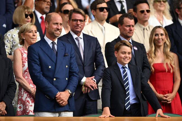 Prince William and Prince George at Wimbledon