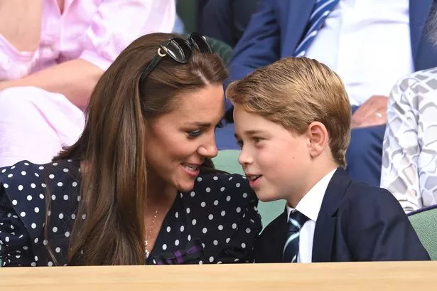 Prince George with mum Kate