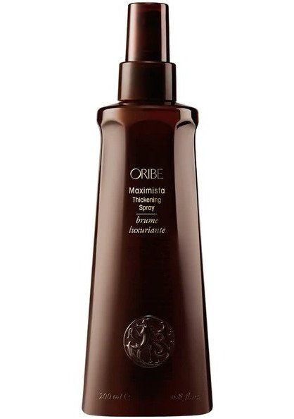 Spritz and lift: Oribe’s cult thickening spray gives major root volume with a single blow-dry.