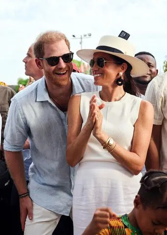 Getty Prince Harry and Meghan Markle on August 17, 2024