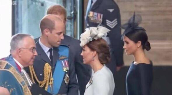 Prince William acted as ‘human shield' in tense moment with Meghan and Kate, says expert