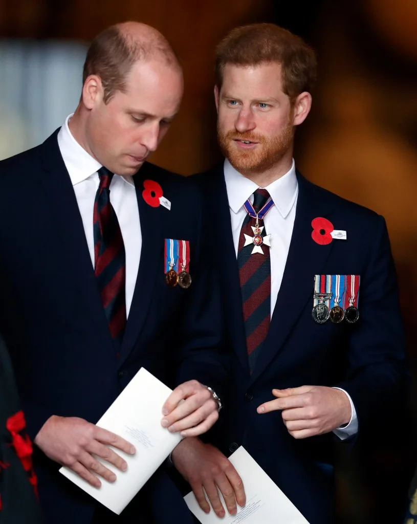 Separately, Harry is said to be worried he’ll be banished from the UK once his estranged brother, Prince William, becomes king. Getty Images