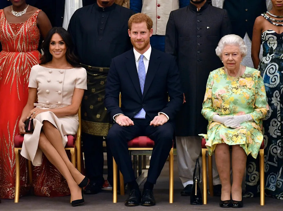 The late Queen Elizabeth II’s cousin and closest confidante claimed that the monarch was apprehensive about Markle’s intentions. AP