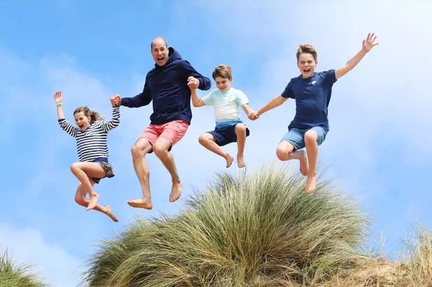 Prince William celebrates his 42nd birthday with his children Prince George, Princess Charlotte and Prince Louis