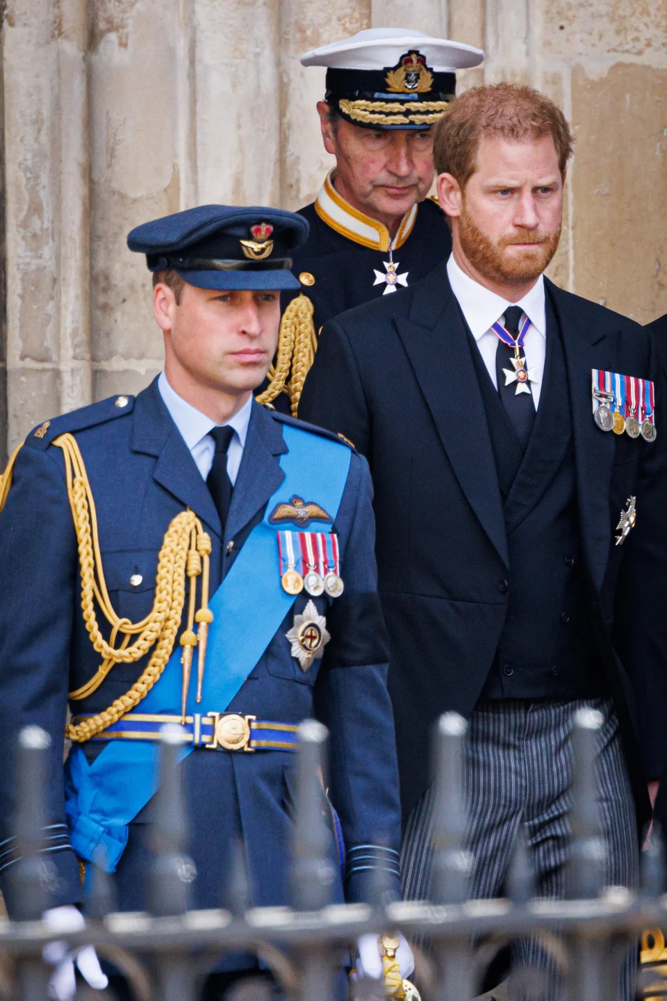Prince William and Prince Harry in London