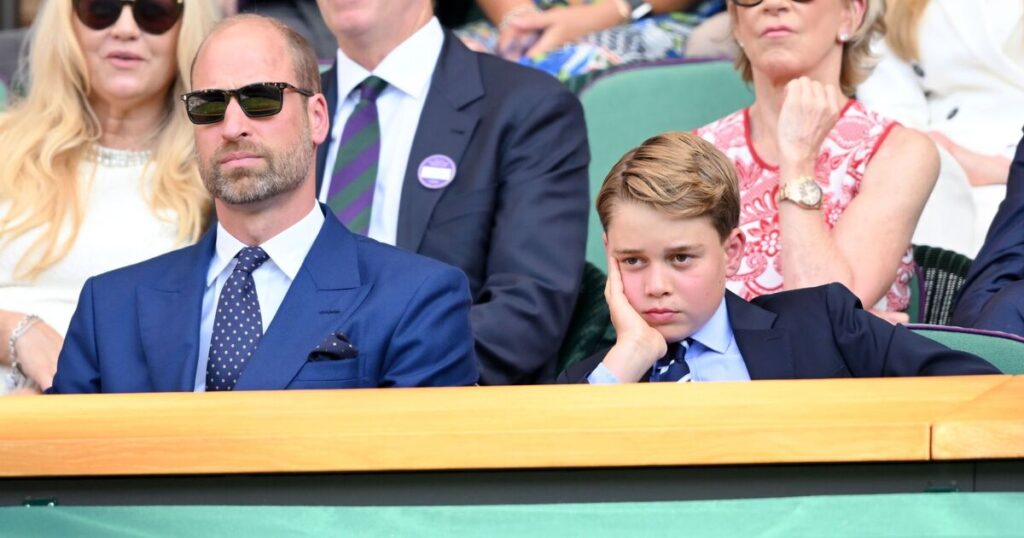 Prince George's nickname for Prince William uncovered at Wimbledon | Tennis | Sport