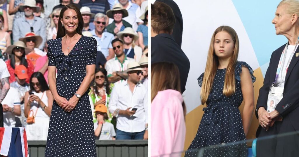 Princess Charlotte channels Kate’s iconic polka-dot style at the Euros | Royal | News