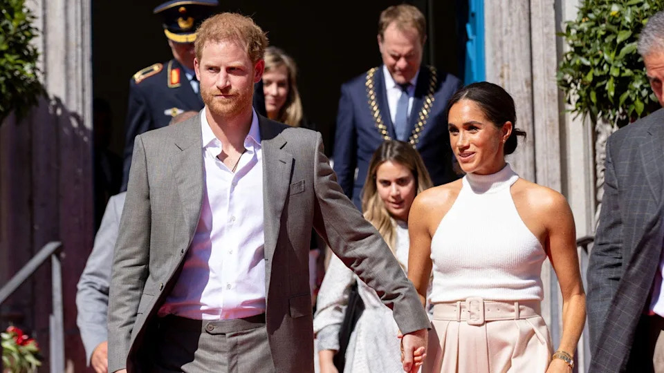 Prince Harry and Meghan Markle in Germany