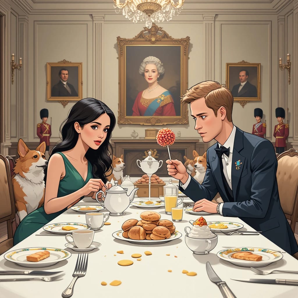 The Breakfast That Broke the Crown: Meghan, Harry, and the Great Cake Pop Crisis The Breakfast That Broke the Crown: Meghan, Harry, and the Great Cake Pop Crisis