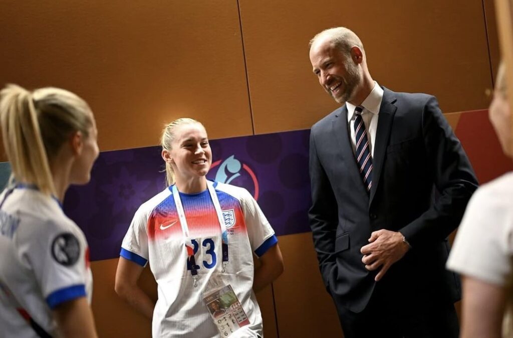 Prince William Was in Zurich Today to Support the Lionesses