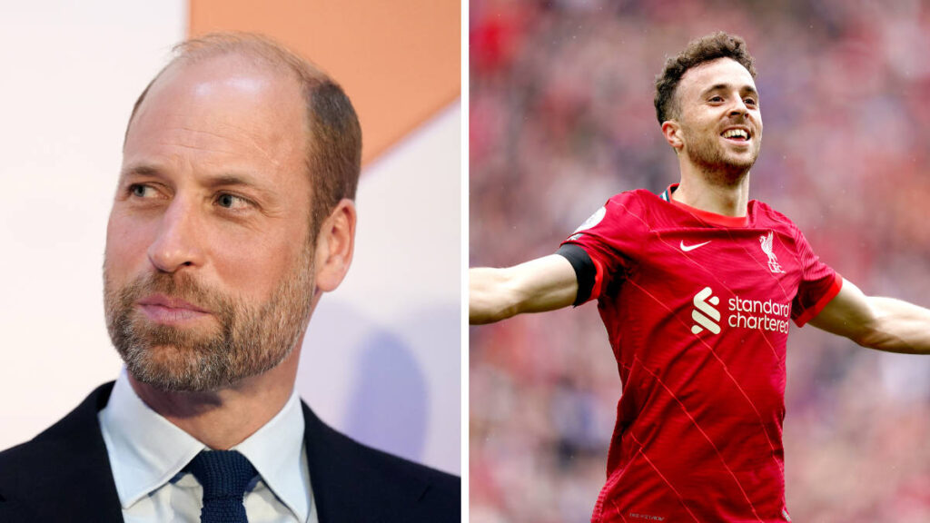 Prince William 'deeply saddened’ at Liverpool forward Diogo Jota’s death