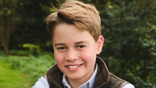 William and Kate release previously unseen photos and video of Prince George as he...