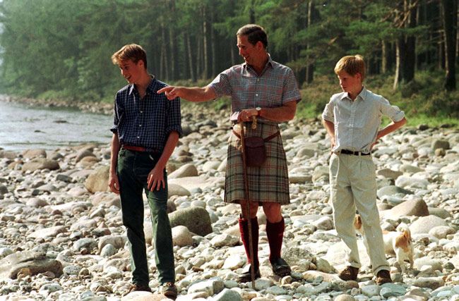 balmoral charles harry william