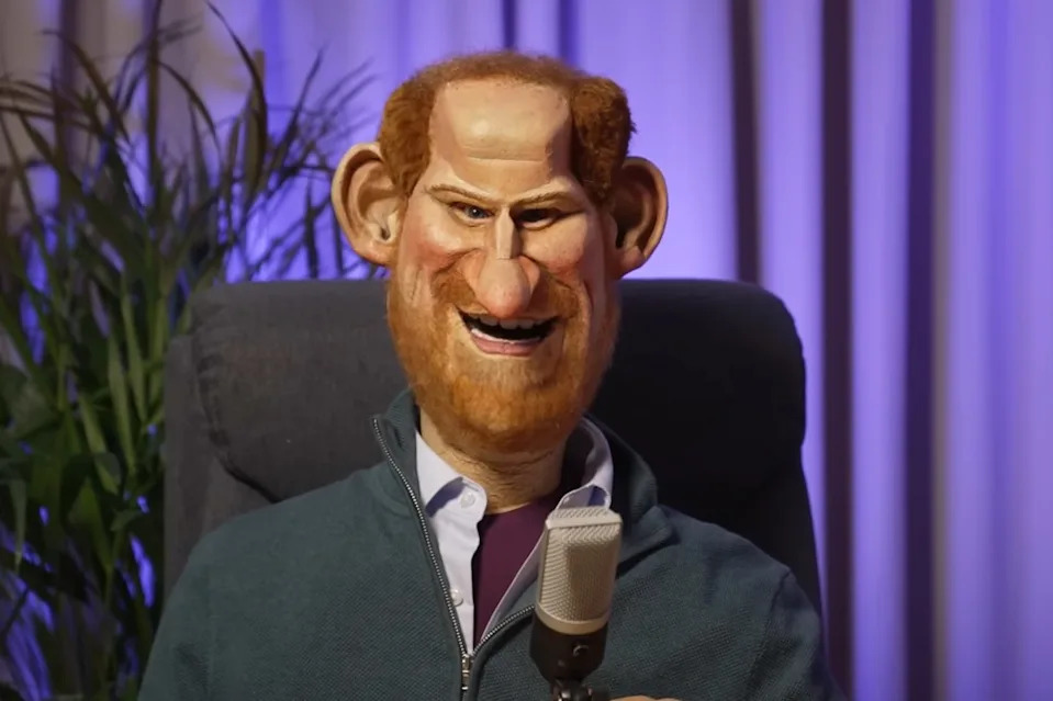 Prince Harry has been mercilessly mocked by the iconic UK puppet show “Spitting Image” that brutally took aim at the duke’s life in California. @SpittingImage/YouTube