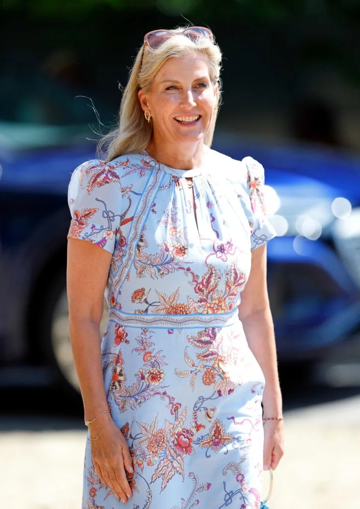 Sophie, Duchess of Edinburgh visits the RHS Hampton Court Garden Festival on June 30. Getty Images