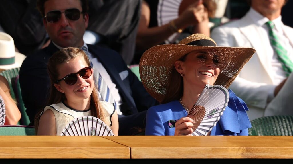 See Princess Kate at Wimbledon with William, Charlotte, George