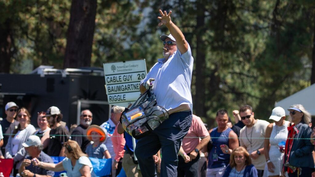 Celebrity golf at Lake Tahoe — where normal and glitz gather