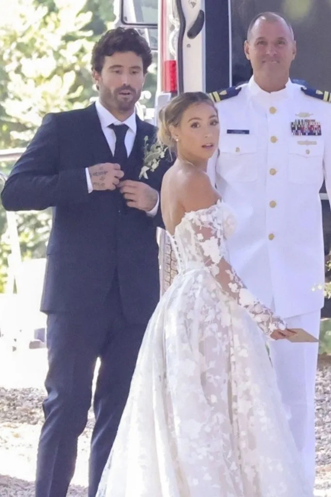According to TMZ, the “Kardashians” stars were invited to the Malibu ceremony but didn’t want the attention to be taken away from the couple. Dsanchez/CPR / BACKGRID