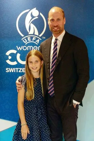 The Prince and Princess of Wales/Instagram Princess Charlotte (left) and Prince William (right).