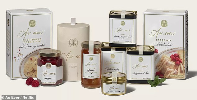 Meghan's As Ever products including her £6.95 jam launched in April and rapidly sold out