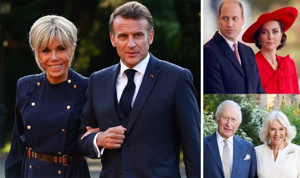 Emmanuel and Brigitte Macron and the royals Emmanuel and Brigitte Macron and the royals