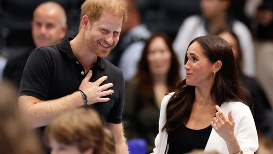 Duke and Duchess of Sussex, Prince Harry and Meghan Markle.(AFP)