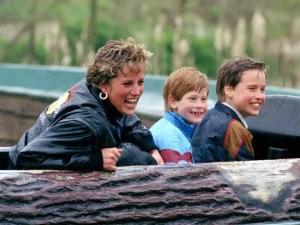 Princess Diana, Prince Harry, and Prince William