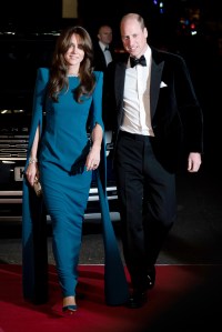 LONDON, ENGLAND - NOVEMBER 30: Prince William, Prince of Wales and Catherine, Princess of Wales arrive for the Royal Variety Performance before the Royal Variety Performance at the Royal Albert Hall on November 30, 2023 in London, England. (Photo by Aaron Chown - WPA Pool/Getty Images)