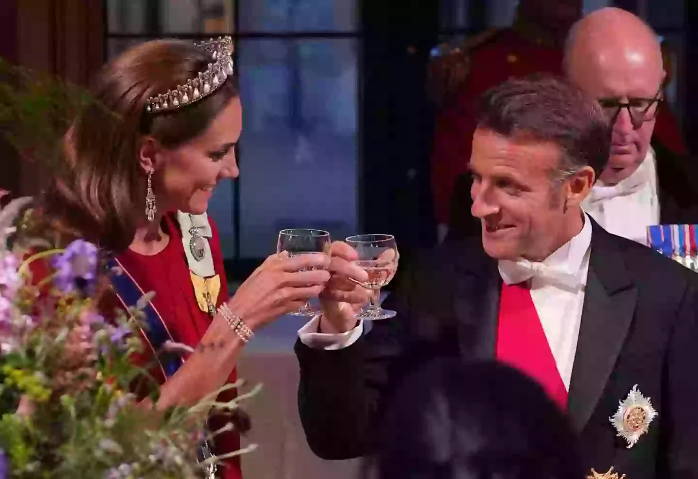 The state dinner was held in honour of Macron (Yui Mok - Pool/Getty Images)